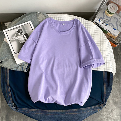 Ανδρικό μπλουζάκι απλό μοντέλο με οβάλ λαιμόκοψη