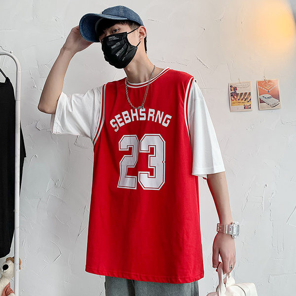 Suvine spordi-casual sildi ja 3/4 varrukatega T-särk meestele