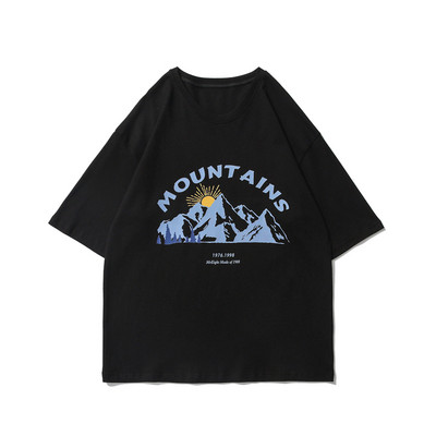 Ανδρικό μπλουζάκι με απλικέ και κοντό μανίκι