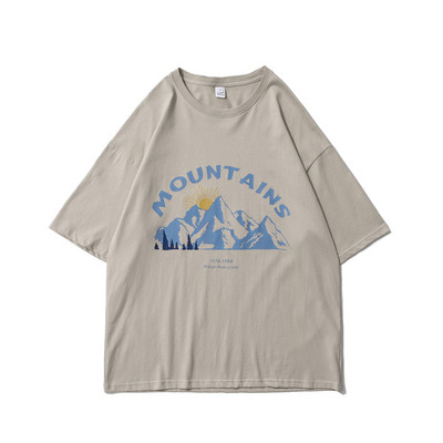 Ανδρικό μπλουζάκι με απλικέ και κοντό μανίκι