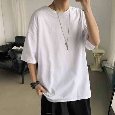 Ανδρικό κοντομάνικο μπλουζάκι απλό μοντέλο