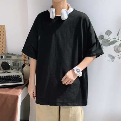 Ανδρικό κοντομάνικο μπλουζάκι απλό μοντέλο