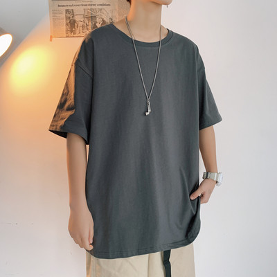 Ανδρικό κοντομάνικο μπλουζάκι απλό μοντέλο