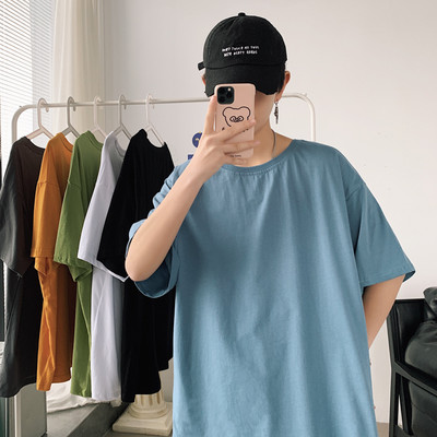 Ανδρικό κοντομάνικο μπλουζάκι απλό μοντέλο