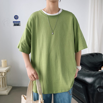 Ανδρικό κοντομάνικο μπλουζάκι απλό μοντέλο