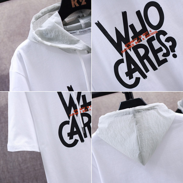 Moderna muška majica s kapuljačom i printom u više boja