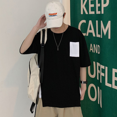 Suvine meeste t-särk tasku ja küljelõhikutega