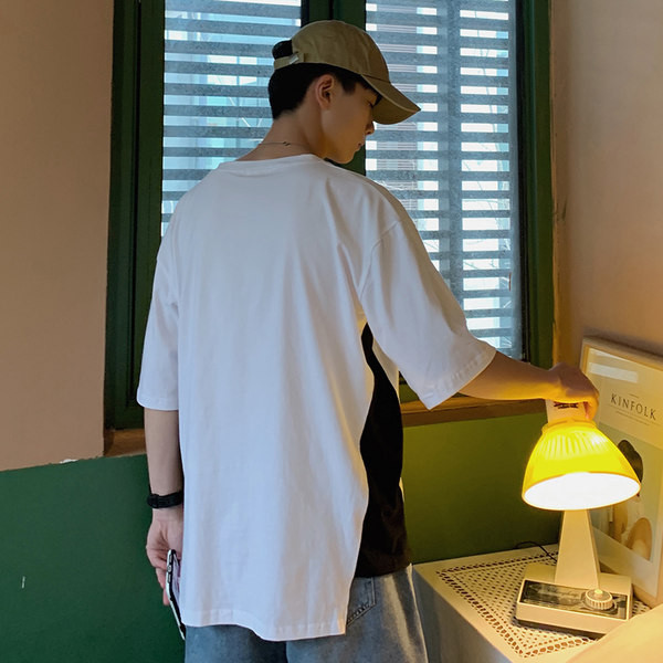 Suvine meeste t-särk tasku ja küljelõhikutega