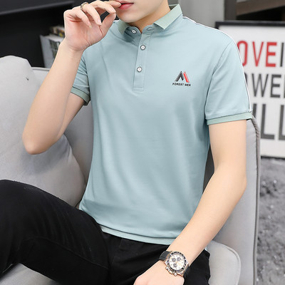 Uue mudeli klassikalise krae ja tikandiga meeste pluus