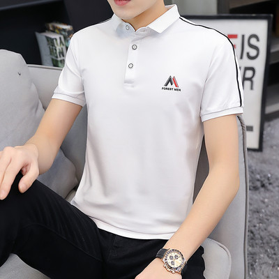 Uue mudeli klassikalise krae ja tikandiga meeste pluus