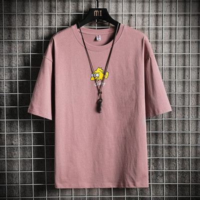 Meeste puuvillane aplikatsiooniga ja 3/4 varrukatega pluus