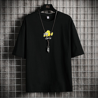 Meeste puuvillane aplikatsiooniga ja 3/4 varrukatega pluus