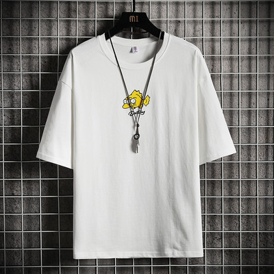 Meeste puuvillane aplikatsiooniga ja 3/4 varrukatega pluus