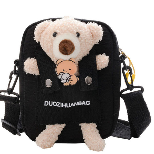 Kaasaegne pika sanga ja 3D elemendiga lastekott