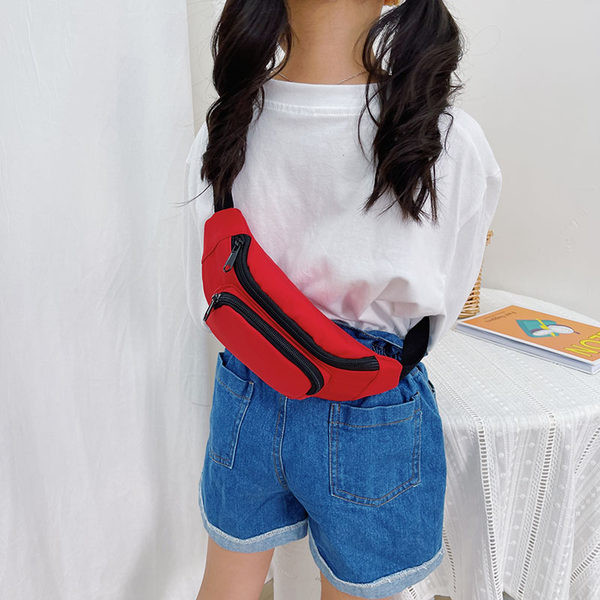 Casual παιδική τσάντα απλό μοντέλο με φερμουάρ