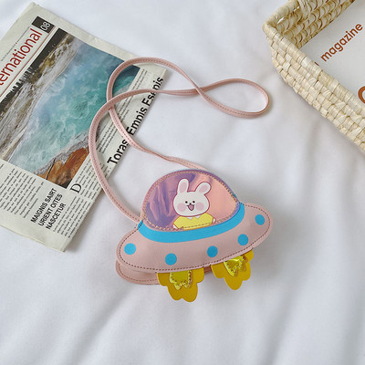 Μοντέρνα παιδική τσάντα με μακριά λαβή για κορίτσια