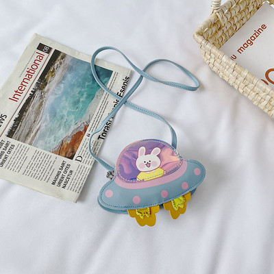 Μοντέρνα παιδική τσάντα με μακριά λαβή για κορίτσια