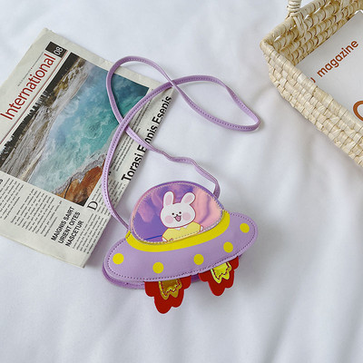 Μοντέρνα παιδική τσάντα με μακριά λαβή για κορίτσια