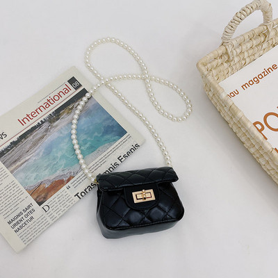 Κομψή παιδική μίνι τσάντα με αγκράφα για κορίτσια