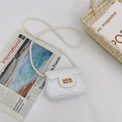 Κομψή παιδική μίνι τσάντα με αγκράφα για κορίτσια