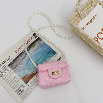 Κομψή παιδική μίνι τσάντα με αγκράφα για κορίτσια