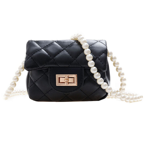 Κομψή παιδική μίνι τσάντα με αγκράφα για κορίτσια