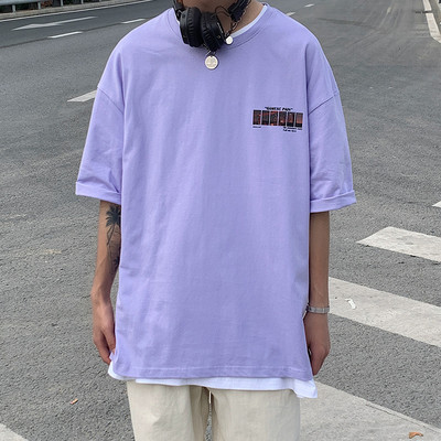 Νέο μοντέλο t-shirt με οβάλ λαιμόκοψη και τύπωμα