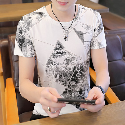 Ανδρική μπλούζα νέου μοντέλου με κλασικό κολάρο και κουμπιά - δύο μοντέλα