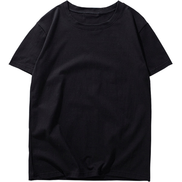 Puuvillane ühevärviline T-särk tavaline mudel