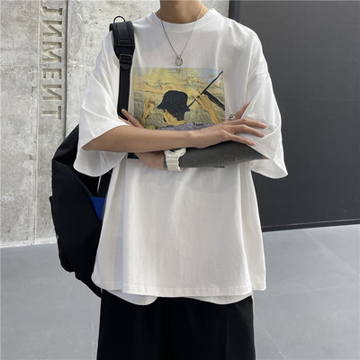 Ανδρικό μπλουζάκι με απλικέ χρώμα - για άντρες