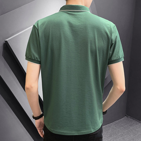 Moodne mitmes värvitoonis klassikalise kraega meeste pluus