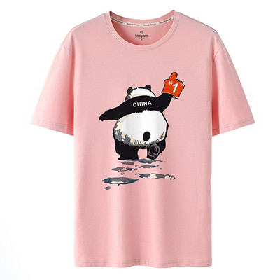 Igapäevaseks kasutamiseks sobiv aplikatsiooniga meeste t-särk