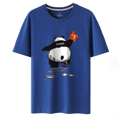 Igapäevaseks kasutamiseks sobiv aplikatsiooniga meeste t-särk