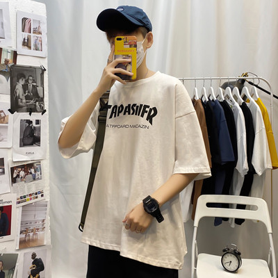 Suvine kirjadega T-särk meestele