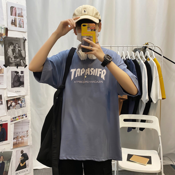 Suvine kirjadega T-särk meestele