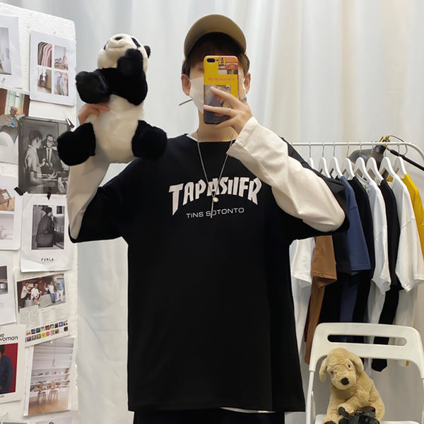 Suvine kirjadega T-särk meestele