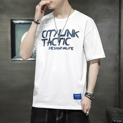 Ανδρικό μπλουζάκι με απλικέ - απλό μοντέλο