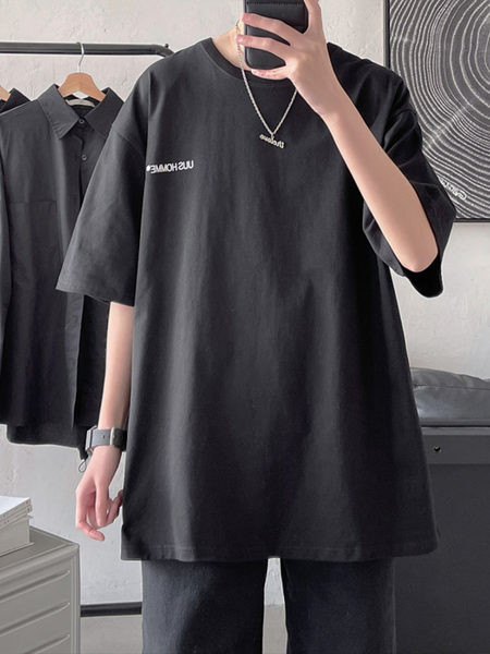 Lühikeste varrukatega avar meeste T-särk