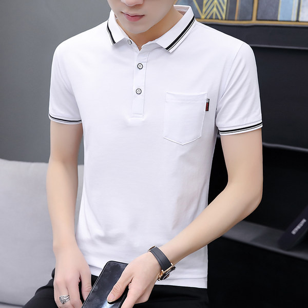 Uue mudeli klassikalise krae ja taskuga meeste pluus