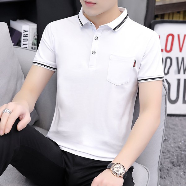 Uue mudeli klassikalise krae ja taskuga meeste pluus