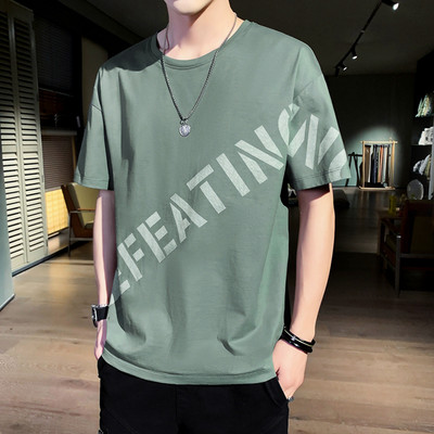 Καλοκαιρινό μπλουζάκι νέου μοντέλου με κοντά μανίκια και απλικέ