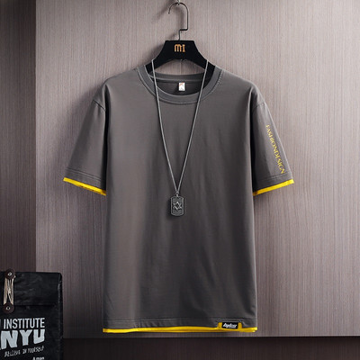 Мъжка ежедневна тениска с къс ръкав - три модела