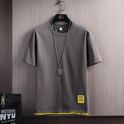 Мъжка ежедневна тениска с къс ръкав - три модела