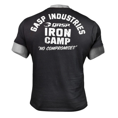 Ljetna majica za trening sa natpisima na leđima