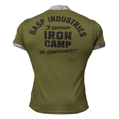 Ljetna majica za trening sa natpisima na leđima