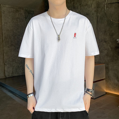 Ανδρικό μπλουζάκι με κοντά μανίκια - απλικέ