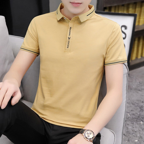 Novi model ljetne muške majice s kragnom i kratkim rukavima