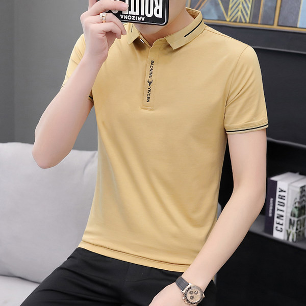 Novi model ljetne muške majice s kragnom i kratkim rukavima