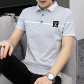 Moodne mitmes värvitoonis tikandi ja nööpidega meeste pluus