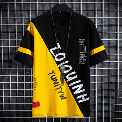 Lühikeste varrukatega O-kaelusega meeste T-särk